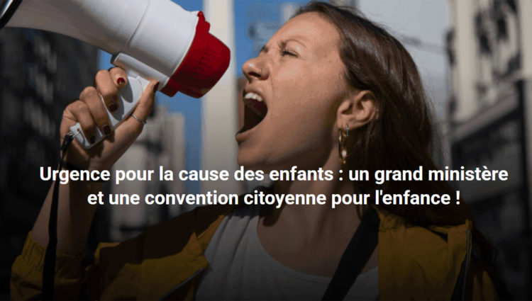 Pour un grand ministère de l’Enfance et une Convention citoyenne : allons enfants !